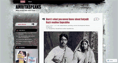 Desktop Screenshot of amritaspeaks.com